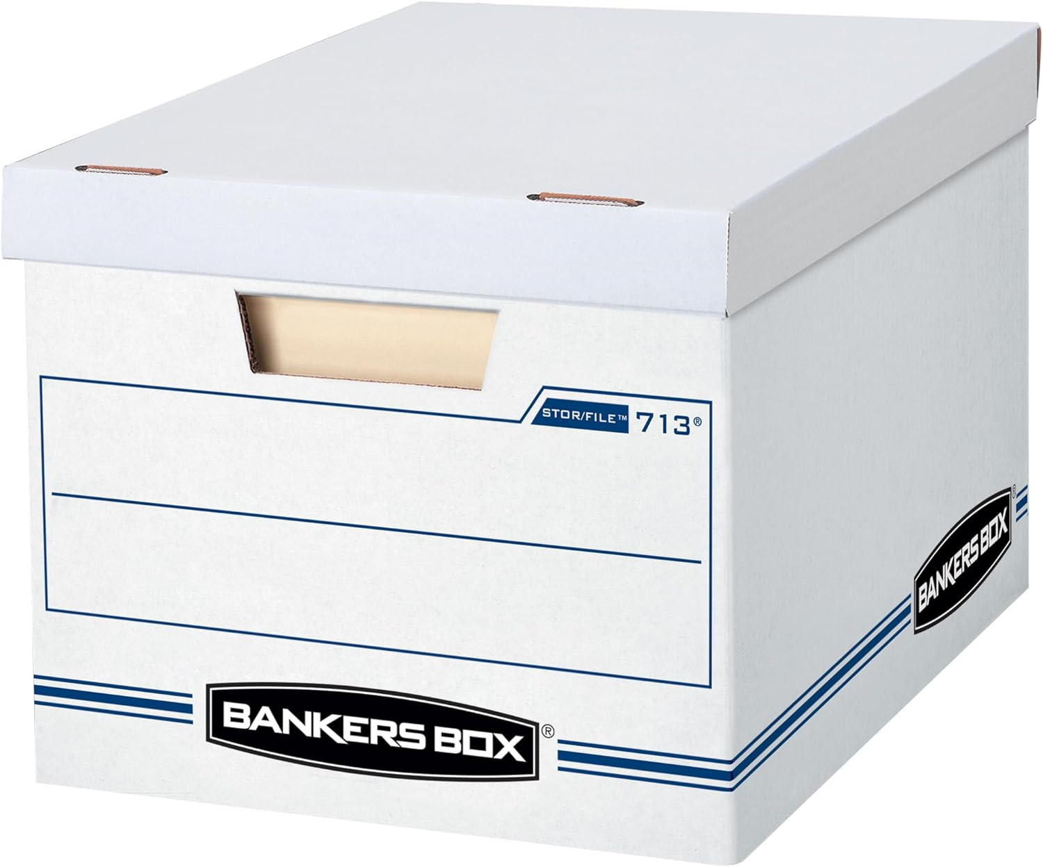 Bankers Box 30-Pack Basic Duty File Storage Boxes with Lids, Letter/Legal, Stor,