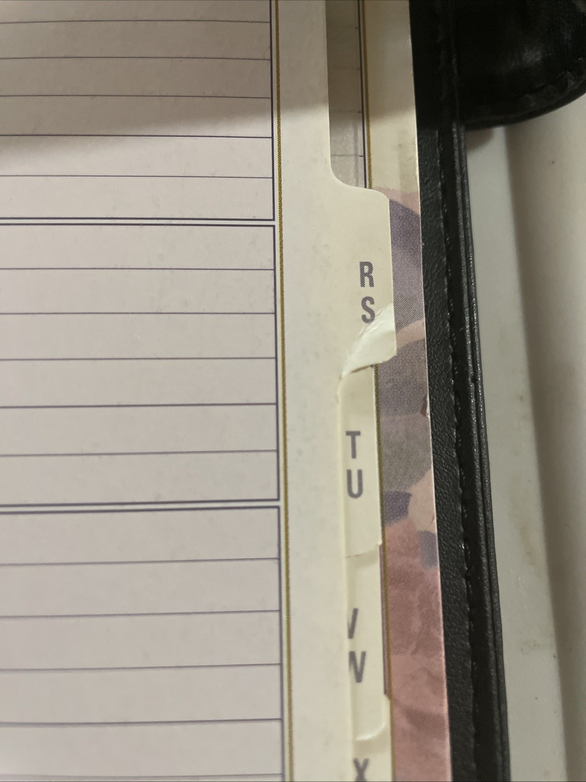 Day Runner Faux Leather Planner Binder Personal Organizer 9.25”x7”
