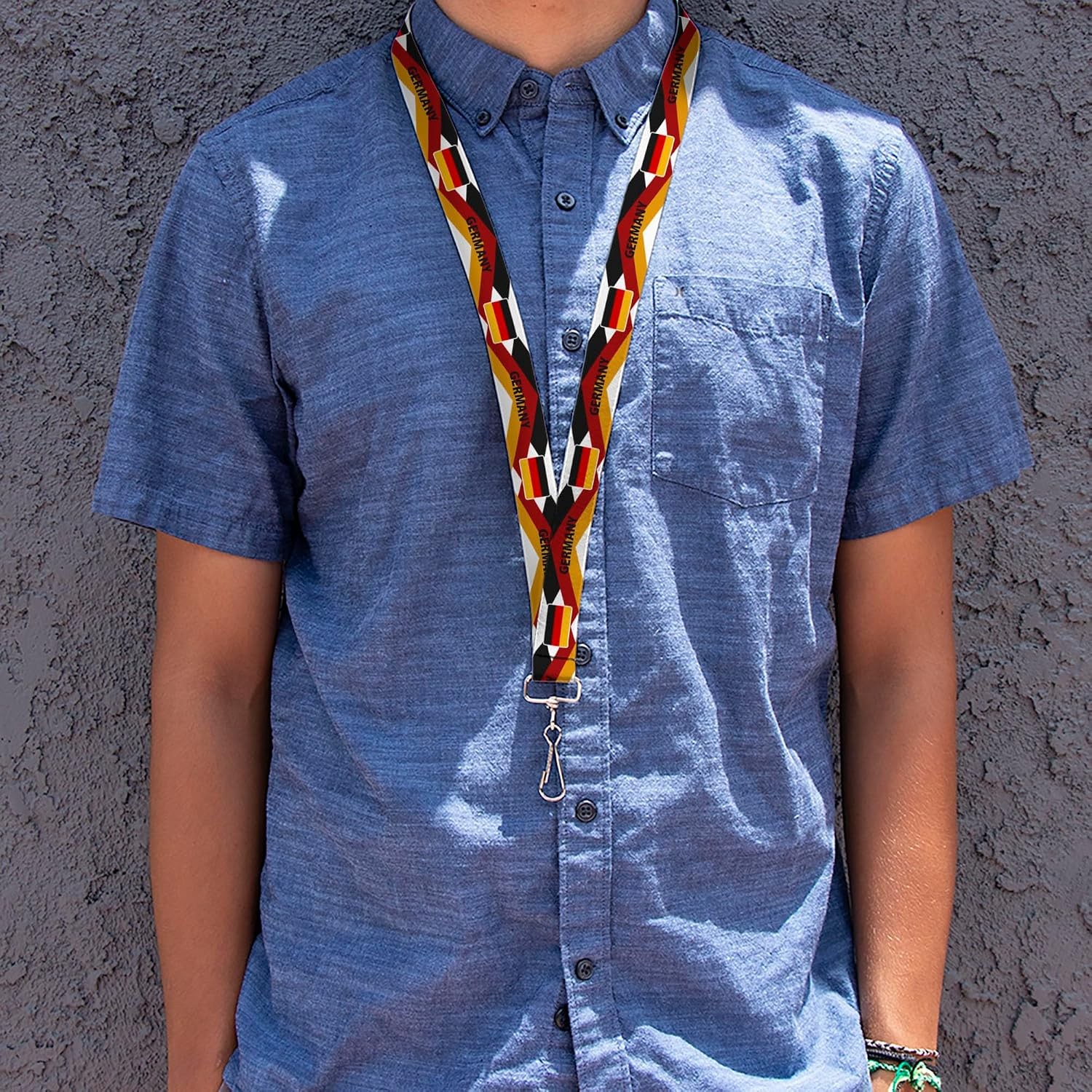Buckle-Down International Soccer Fan Lanyard, National Team Pride Series Country