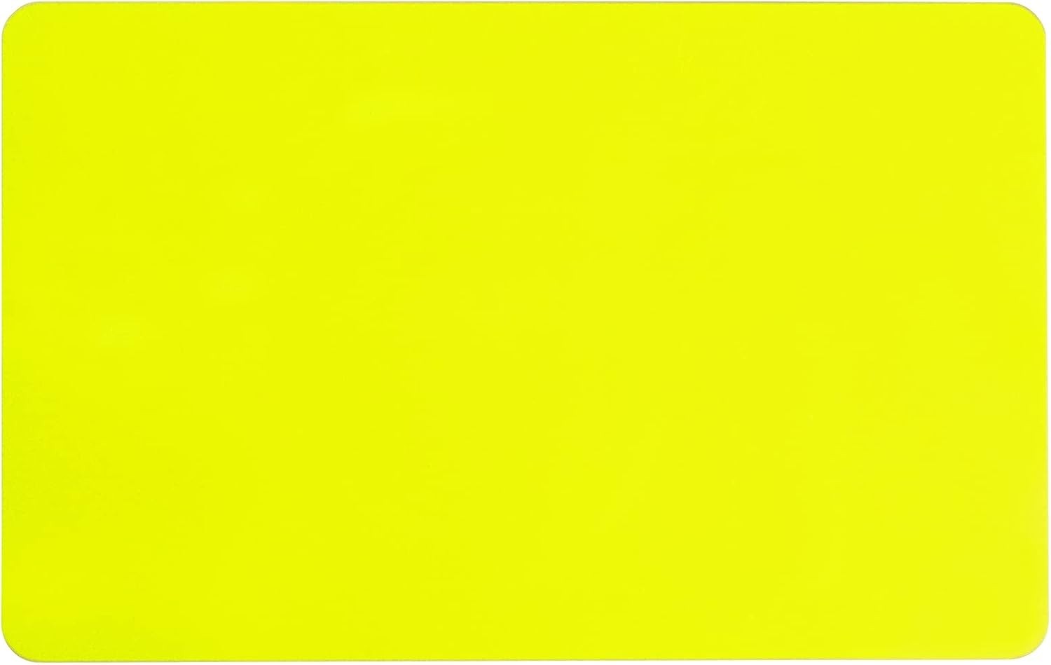 Pack of 100 Yellow CR80 PVC Cards | 30 mil by