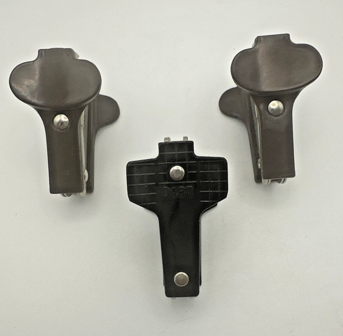 Vintage Staple Remover Lot of 3 (1) Dart Black #2033050 USA & (2) Brown Taiwan