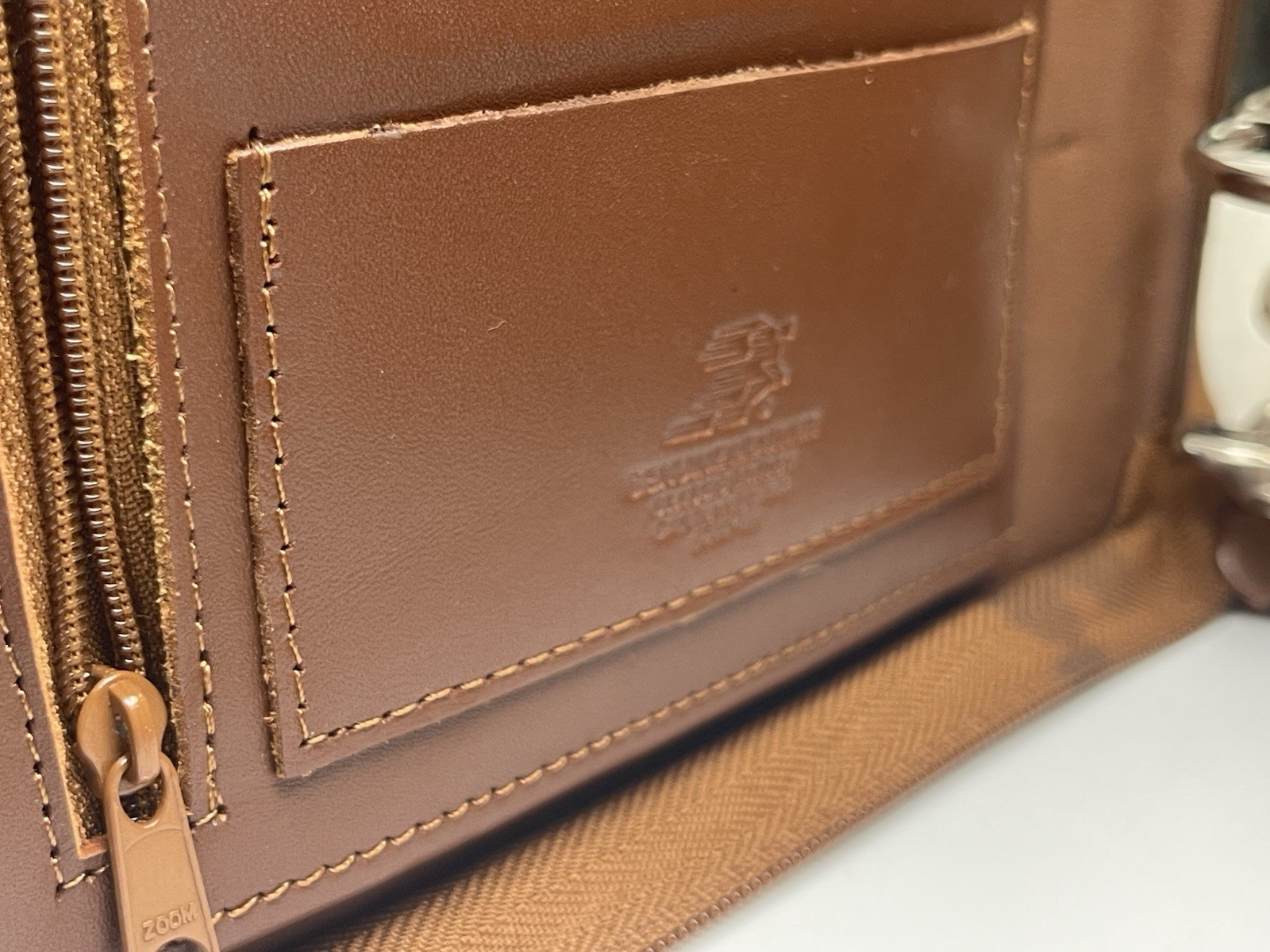 VTG Day Runner Genuine Leather Planner 3-Ring Binder Snap Close Full Size