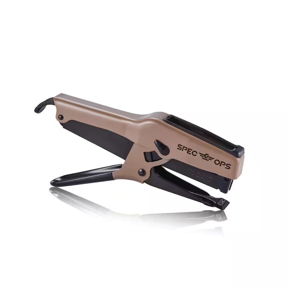 Elite Duty Packaging Plier Stapler, 7/16 In. Crown, 1/4 In.-3/8 In. Leg Length S