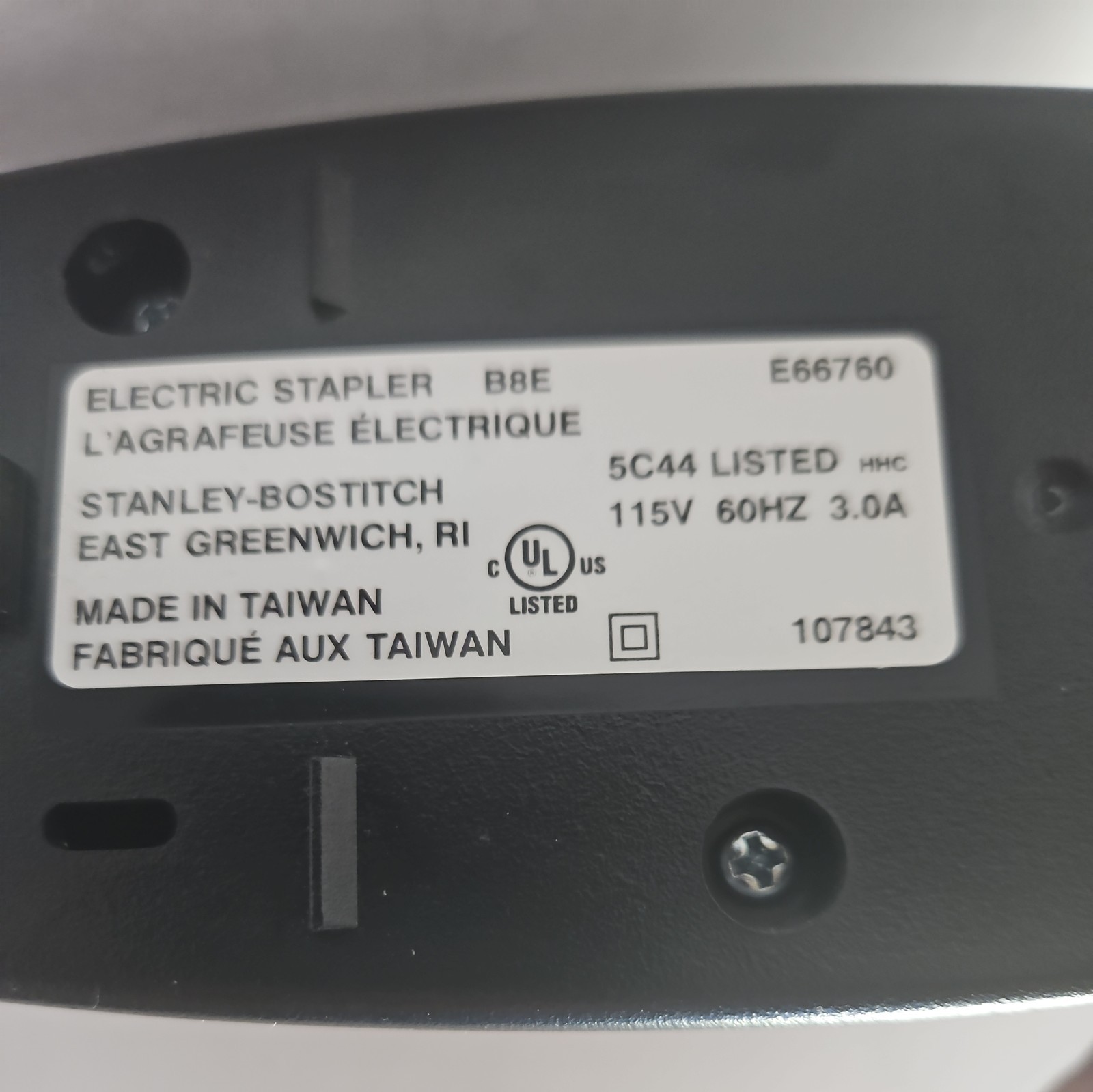 Bostitch B8E Impulse 45 Sheet Electric Stapler – Black 115v. 60hz 3 a