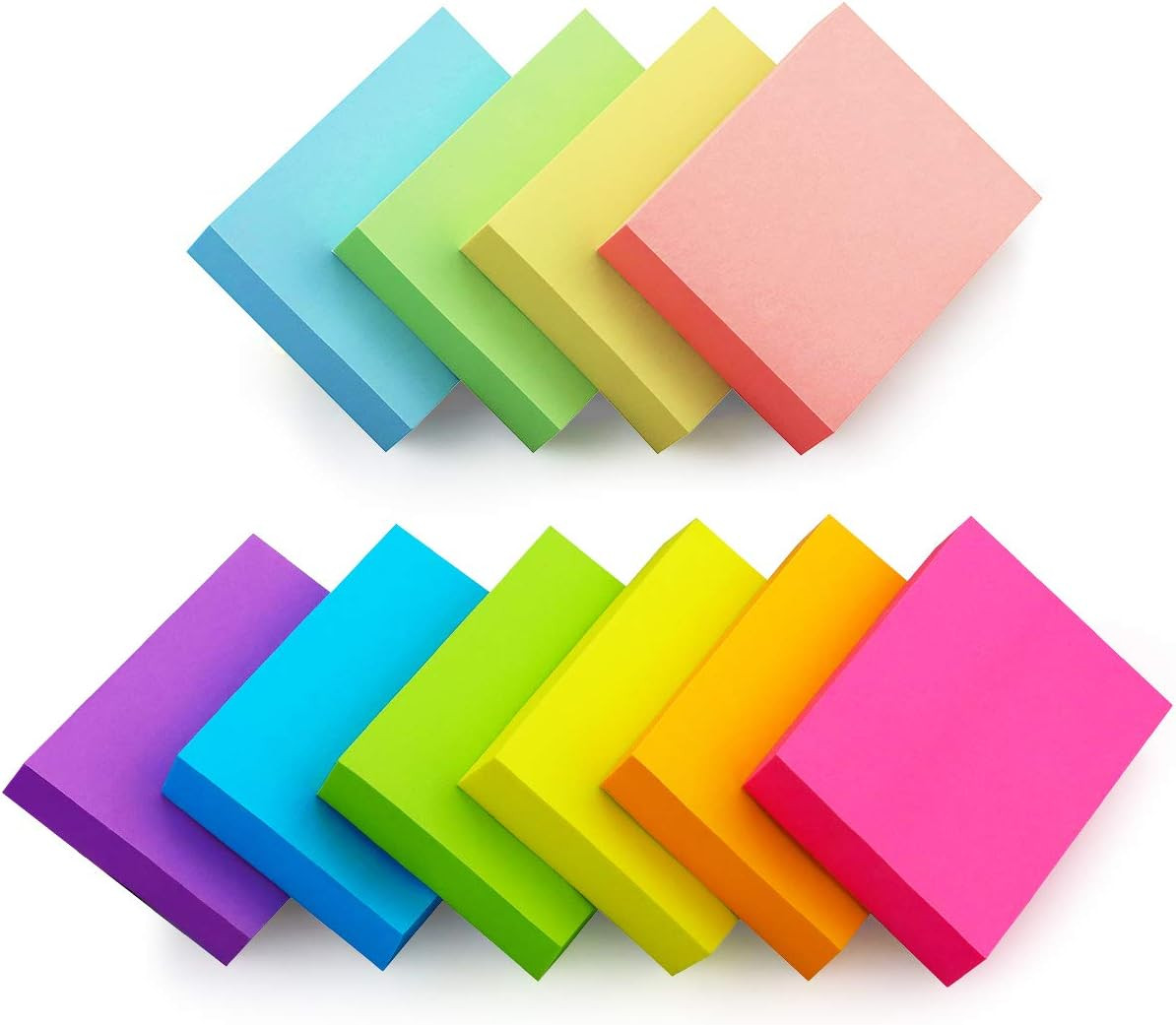 20 Pads Mini Sticky Notes 1.5×2 Inch Self Stick Memo Pads Multicolor