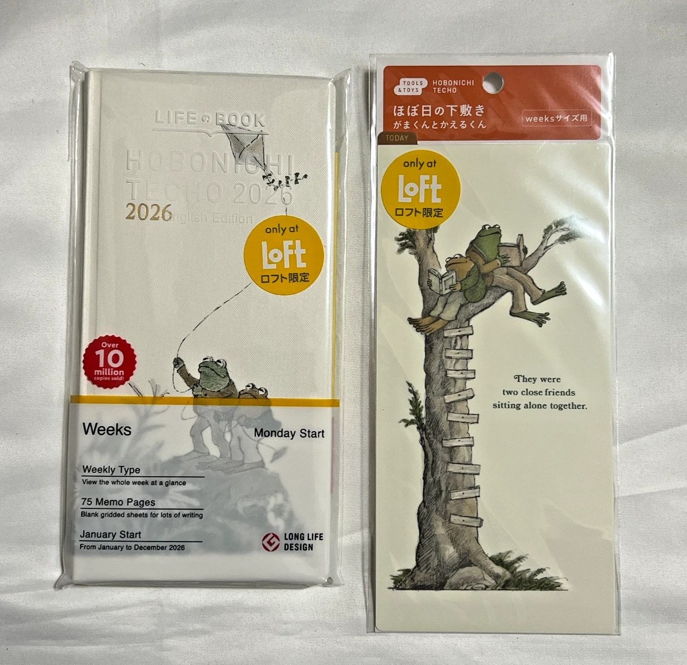 Hobonichi Techo 2026 Weeks Planner English Ver. Frog and Toad Japan Loft Limited