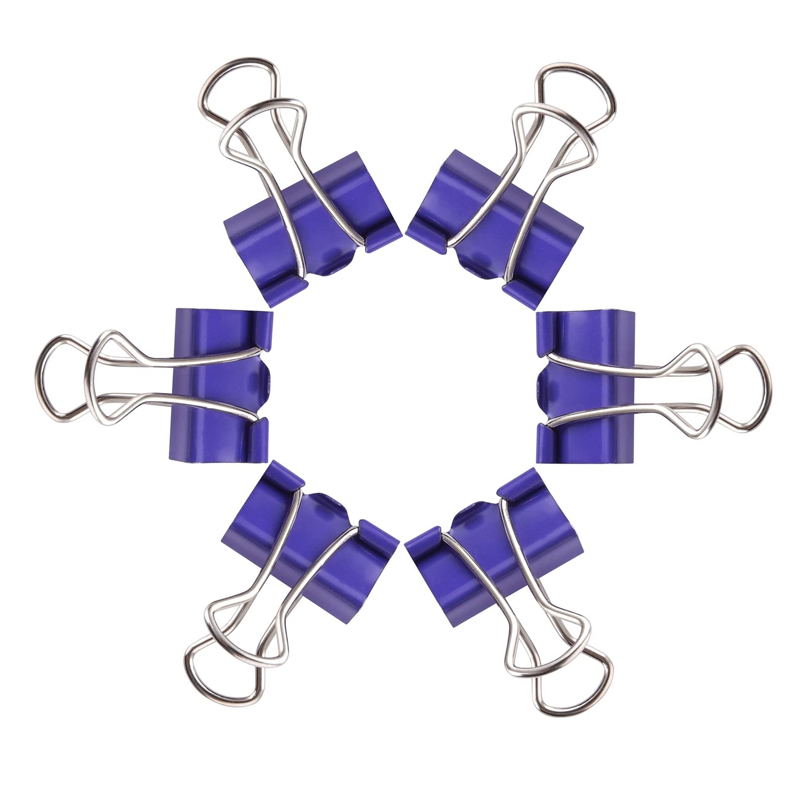 Small Binder Clips 3/4 Inch (19mm) Binder Clips 50 Pack Mini Binder Clips
