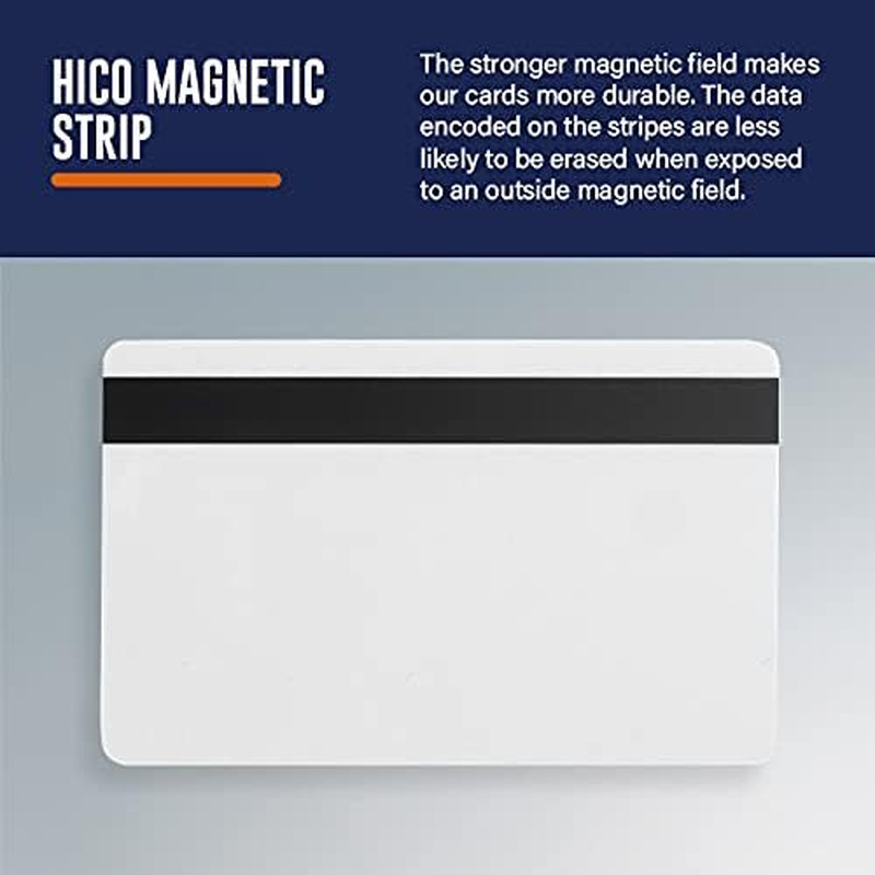 100 Pack – SLE4442 Chip Cards with Hi-Co Magnetic Stripe PVC – SLE 4442
