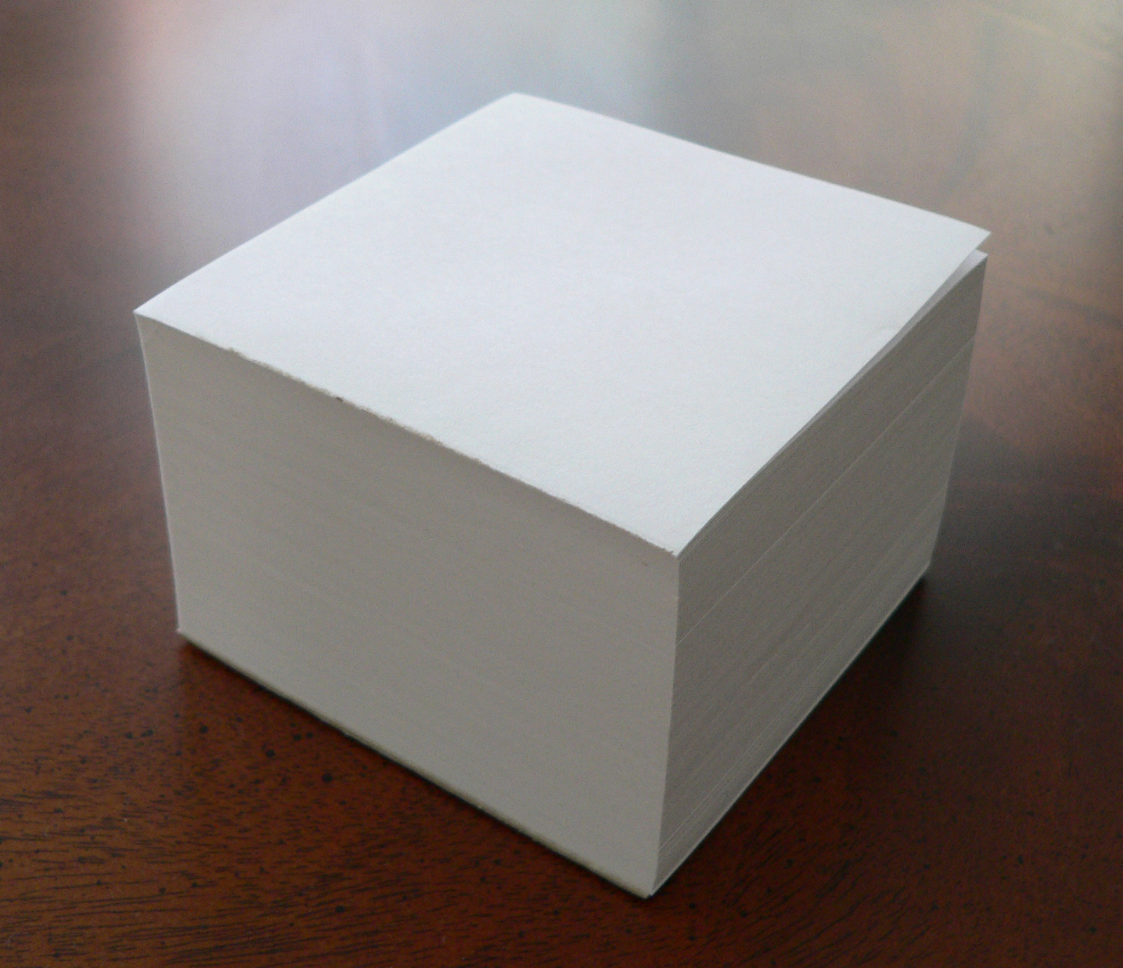 Blank Note Paper Cubes – #70 Stock-Padded 3 1/8 x 3 1/8