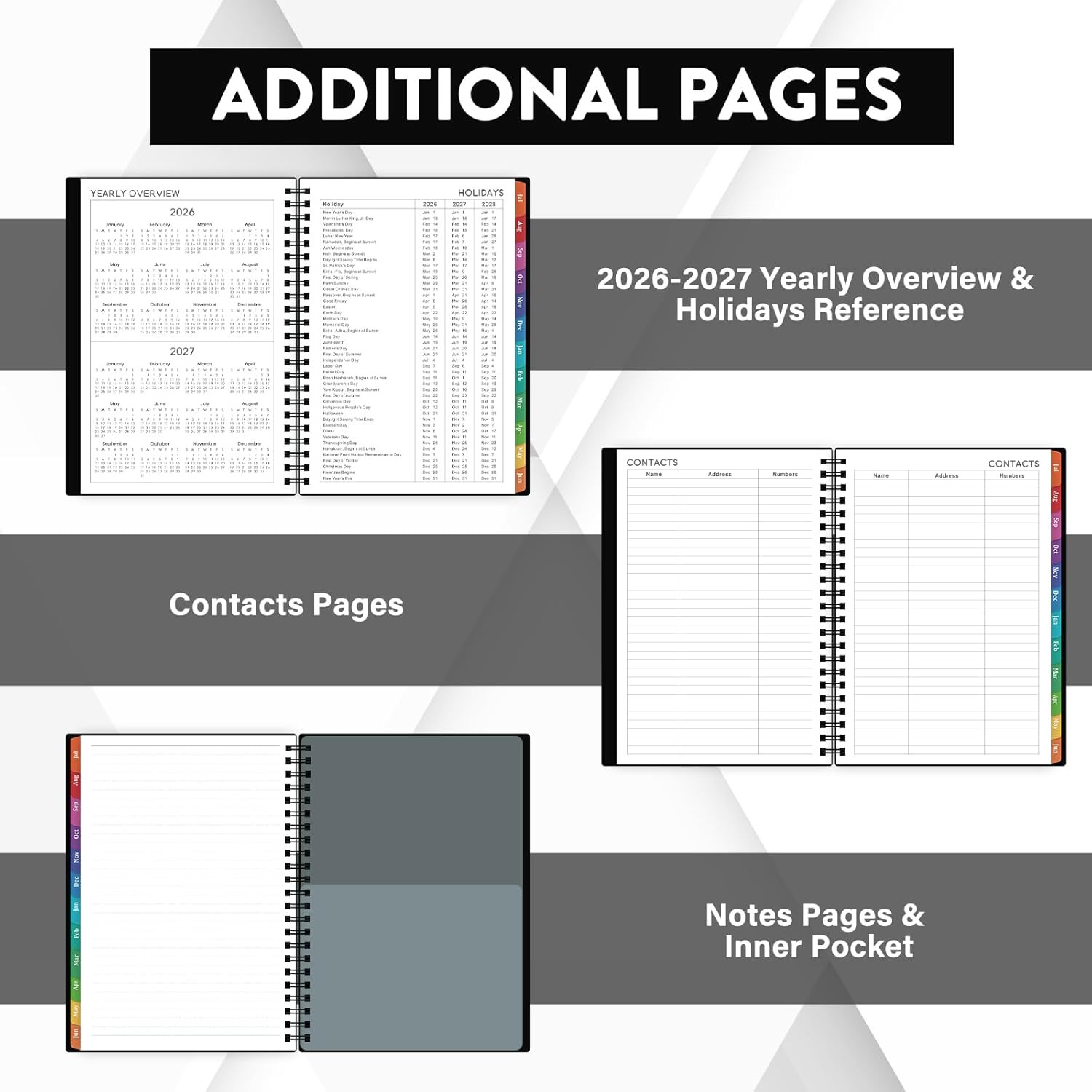 Planner 2026-2027 – July 2026 – June 2027, 2026-2027 Planner Weekly and Monthly,