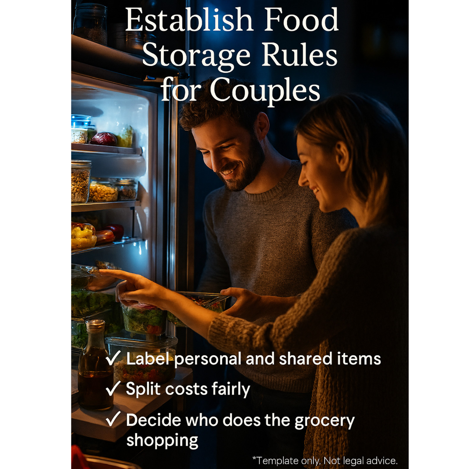 Roommate Agreement Template Editable PDF Word Instant Download