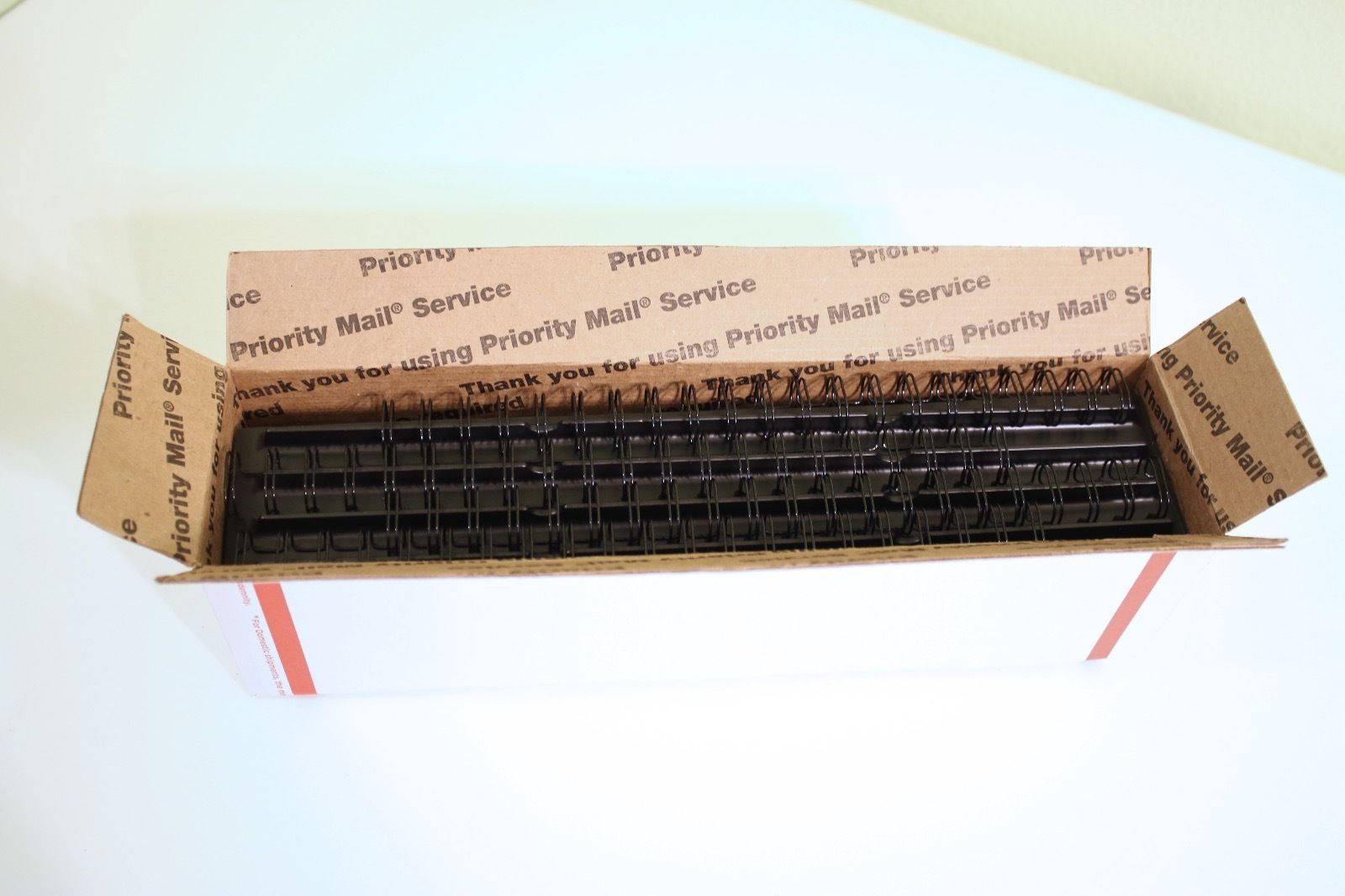 1/2″ Black 2:1 Twin Loop Ring Wire for Binding 20 QTY New Unbranded/Generic