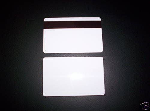 10 PVC Plastic ID Card CR80 30 Mil HiCo Mag Magnetic Stripe