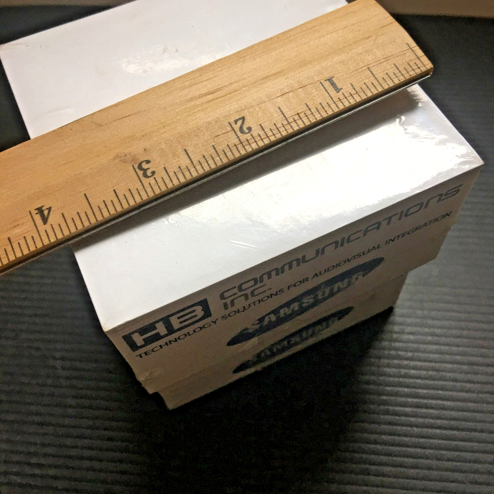 2 PCS Vintage Samsung & HB Communications Tech Solutions Office Desktop Memo Pad