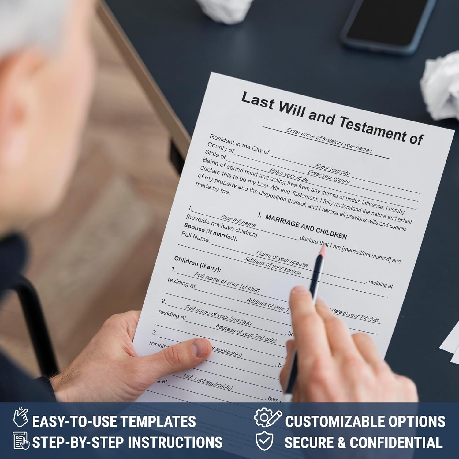 Last Will and Testament Kit 2026 – Legal Will, Trust Forms for Estate Planning,