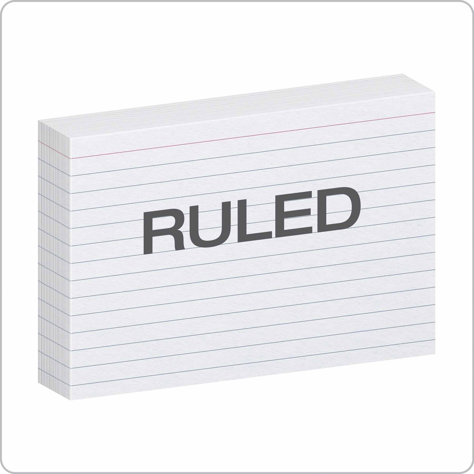 Oxford 41 (1000 PK) Ruled Index Cards, 4″ x 6″, 4 x 6, 1000 Count, White