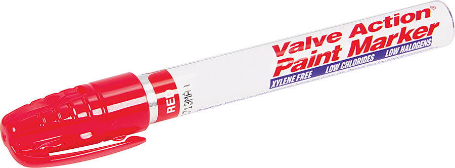 Allstar Paint Marker RED Marks on Glass Rubber Plastic Metal Tire