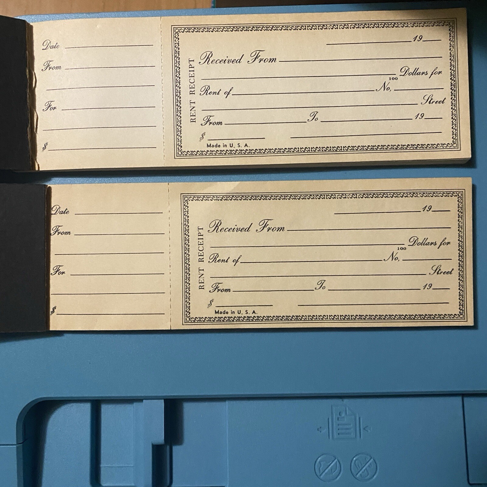 Rent Receipt Books Two New .