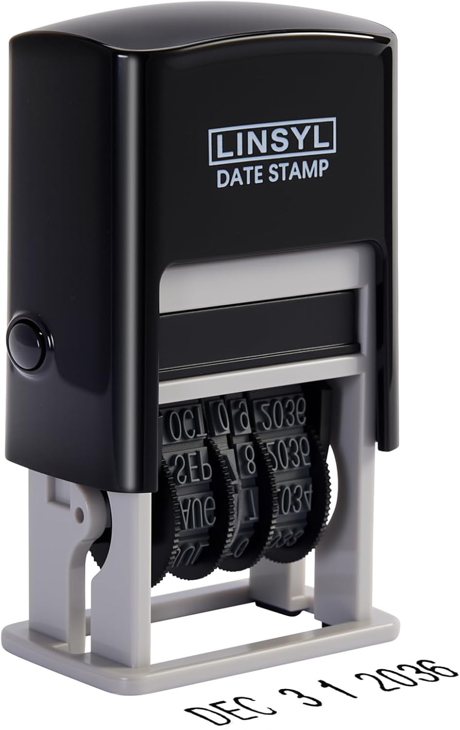 Self-Inking Rubber Date Stamp – Great for Shipping, Receiving, Expiratio…