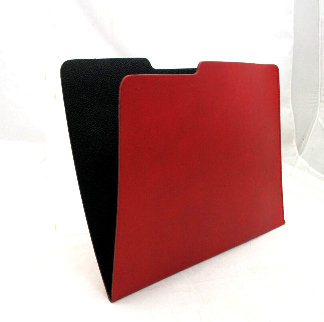 File Folder Leather by Graphic Image Made in America RED w Black