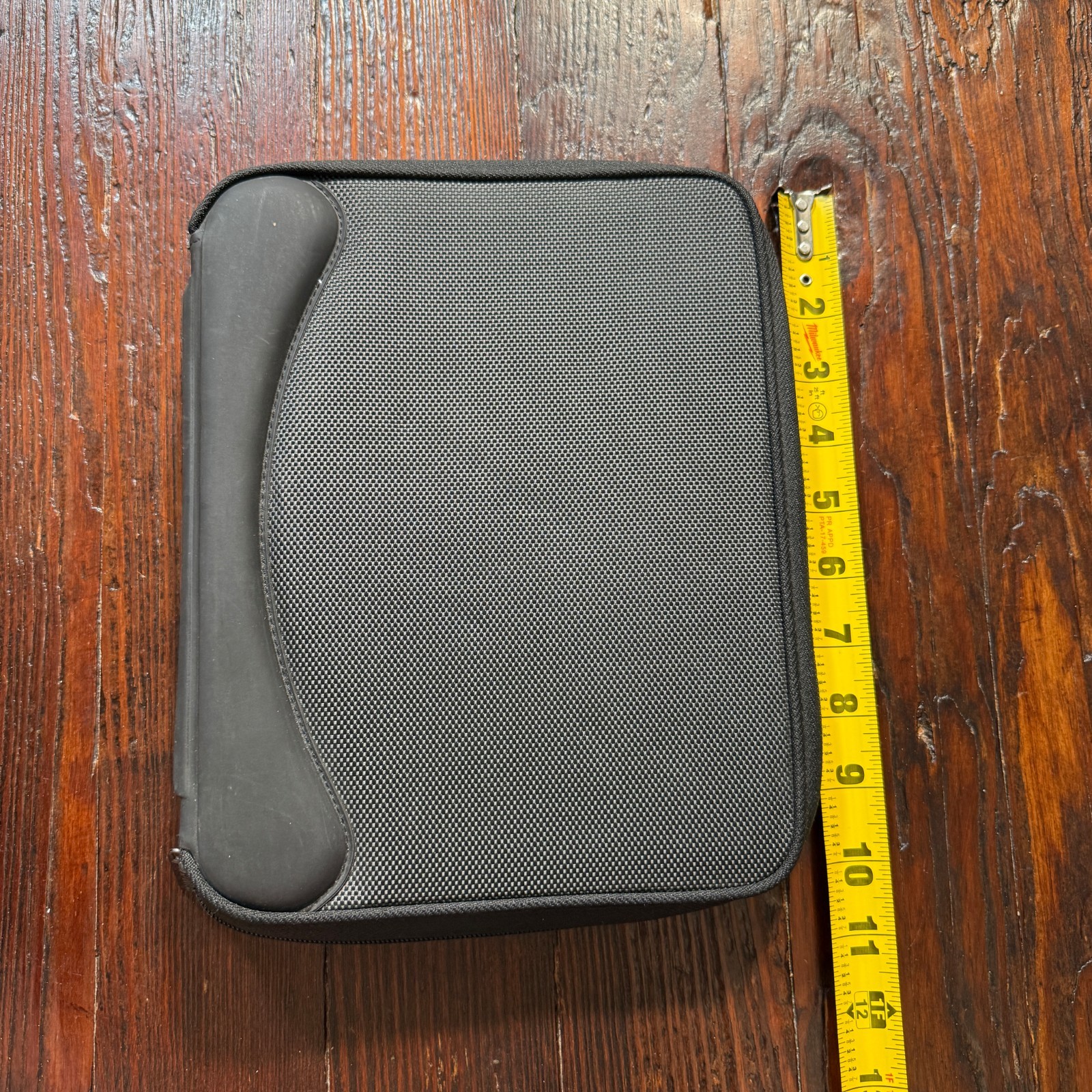 Dayrunner Planner 3 Ring 8×10 Black Zip Around Pockets Organizer Y2K