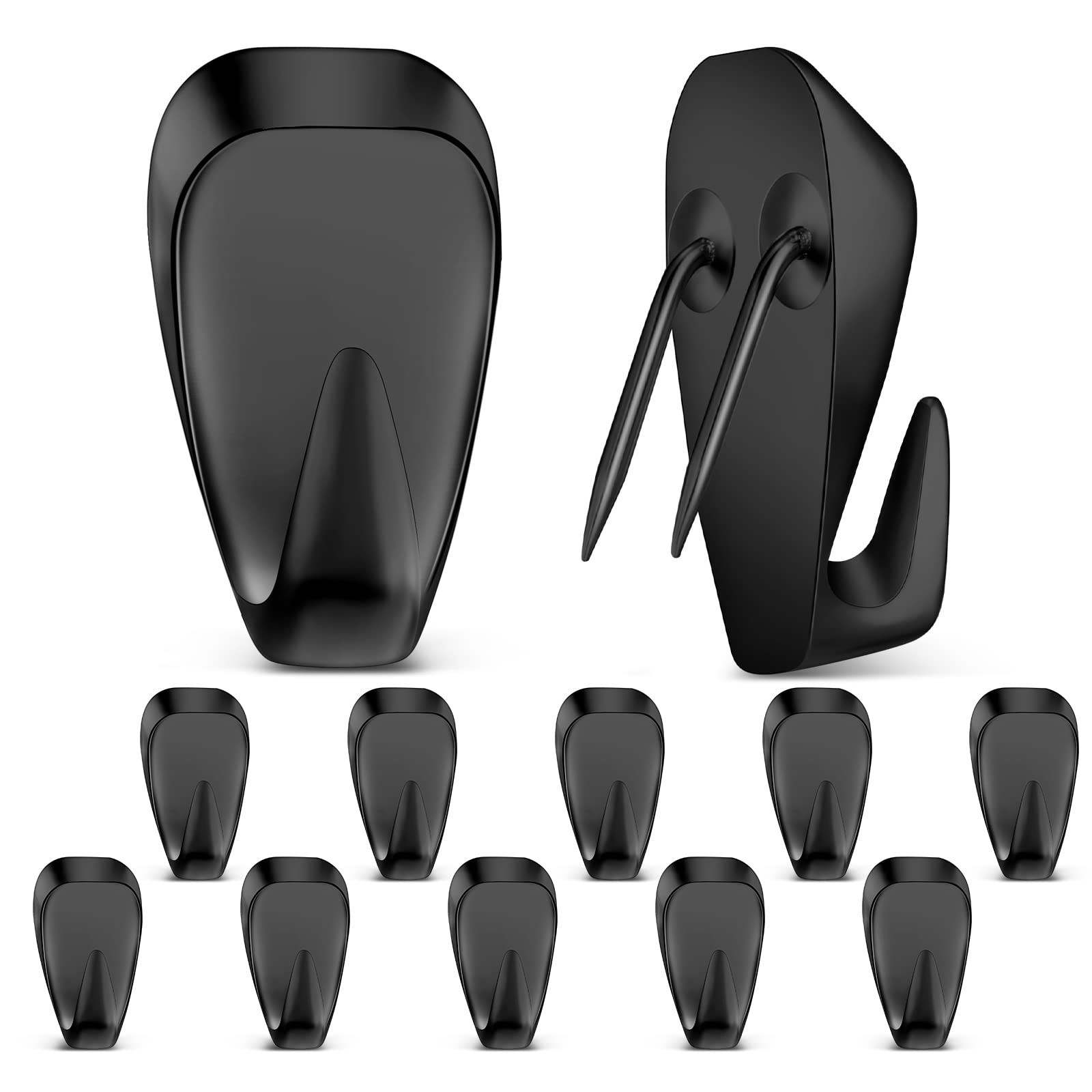 LEIFIDE Cubicle Hooks Fabric Panel Wall Clips Picture Black