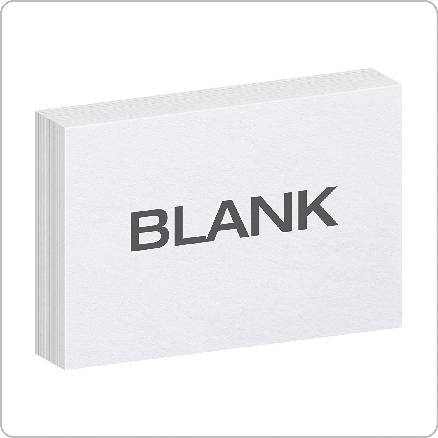 Oxford Blank Index Cards, 4″ X 6″, White, 300 Count (1 Pack) (10002EE)