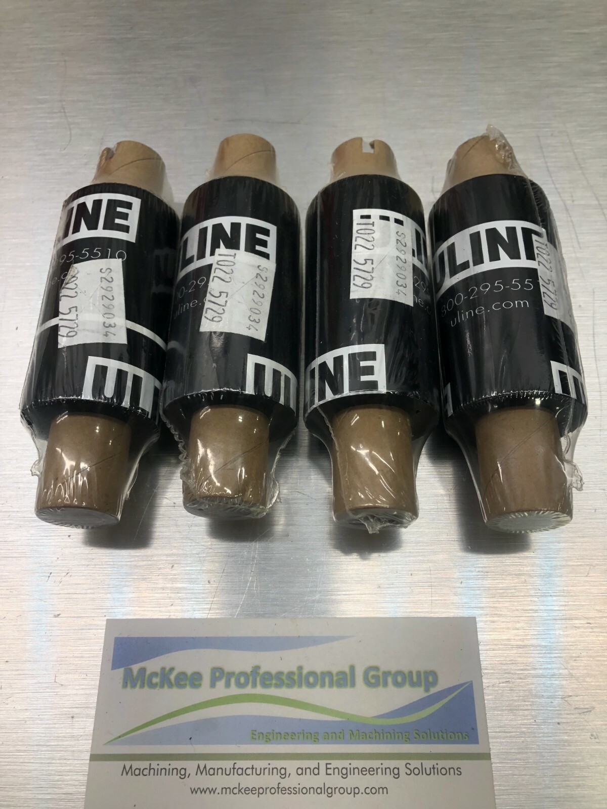Uline Thermal Transfer Ribbon – 2.52″ Wide, 1-5/16″ Diameter Roll – *Set of 4*