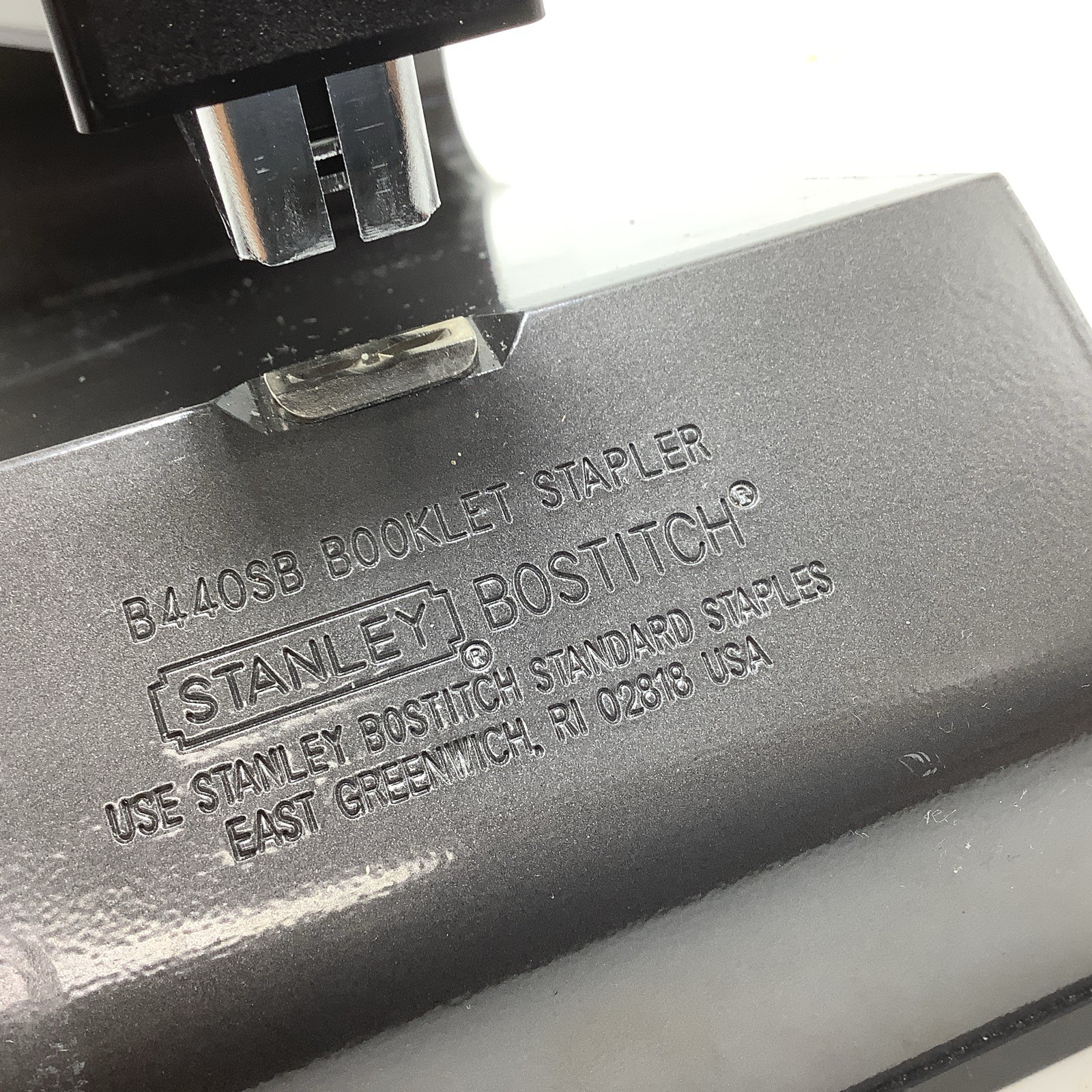 Stanley Bostitch B440SB Booklet Stapler Saddle Stitcher Charcoal Gray