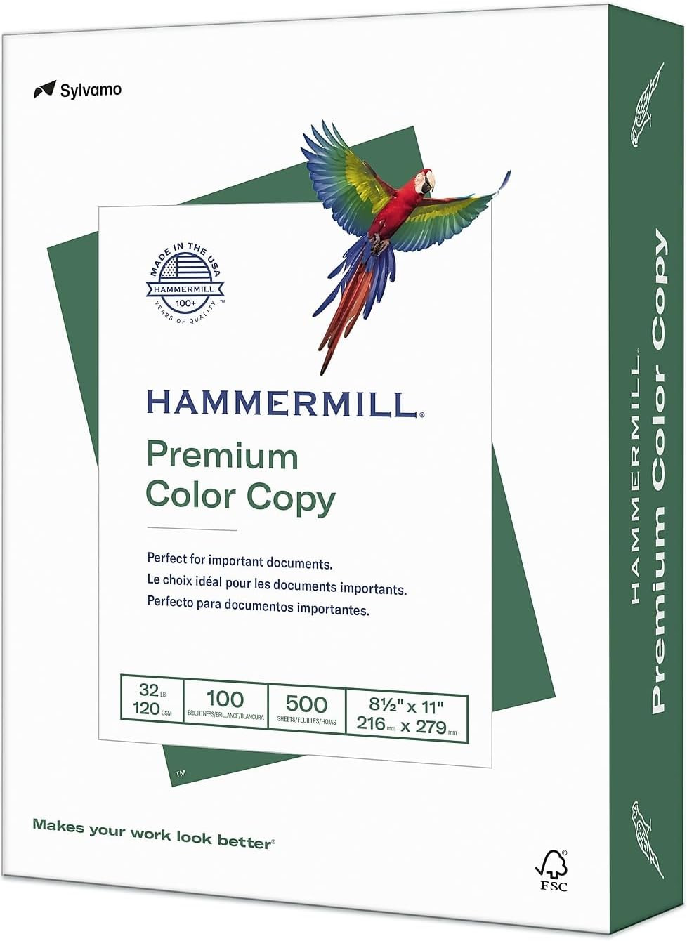 Printer Paper, Premium Color 32 Lb Copy Paper, 8.5 X 11-1 Ream (500 Sheets) – 10