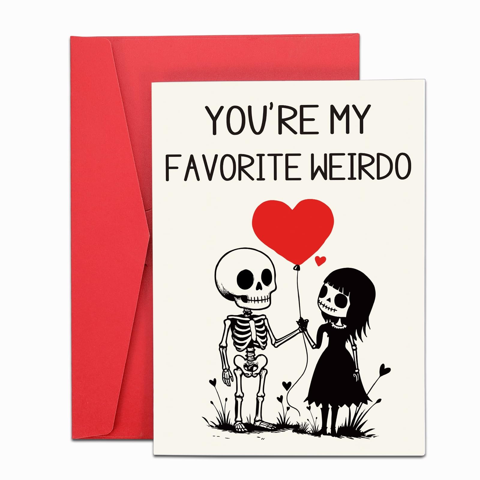 Skeleton Fathers Day Cards For Men Husband Gothic Dark Humorous Greeting