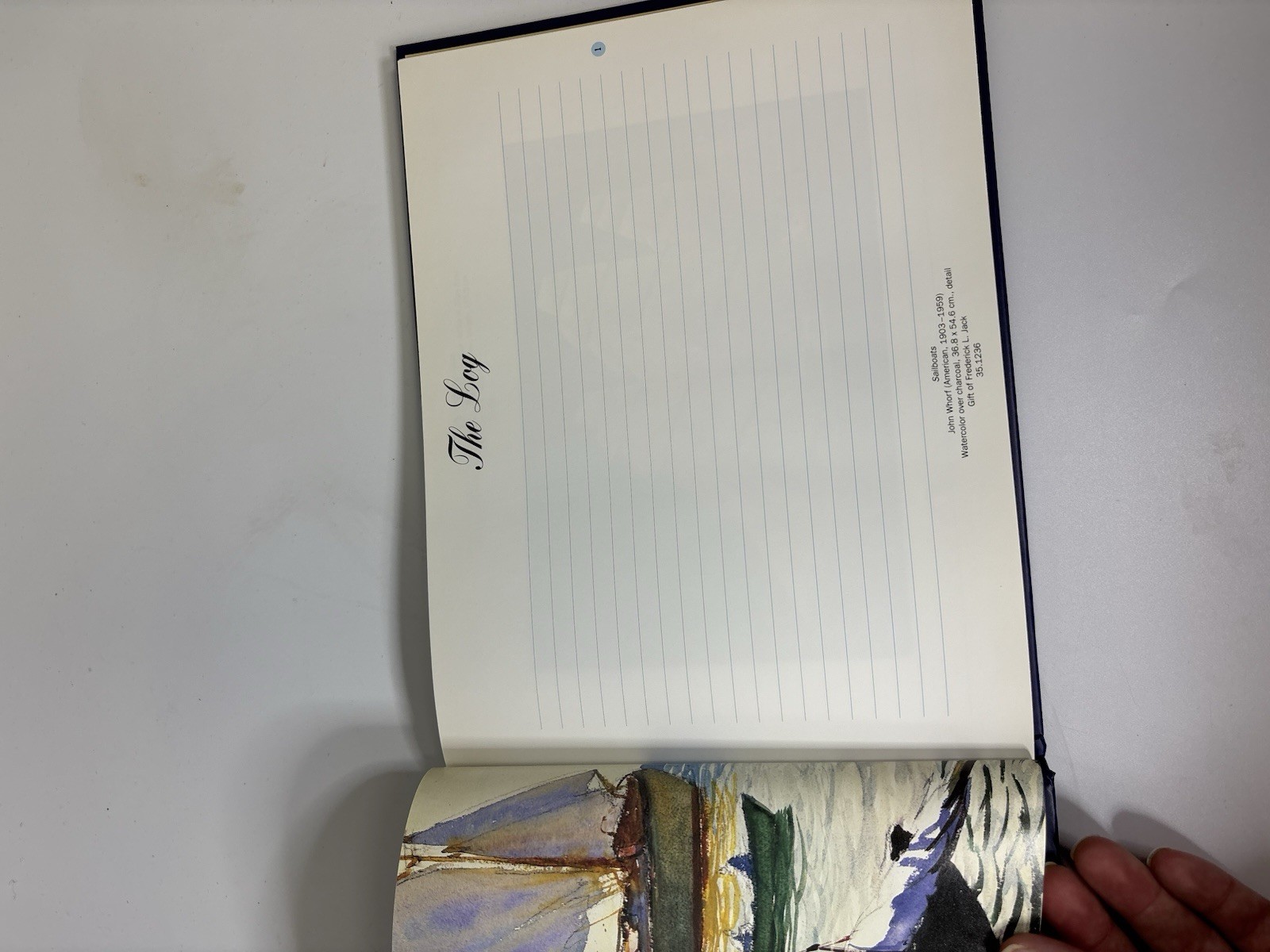 Nautical Journal Museum of Fine Arts Boston 1993 Hardback Book Log Illustrated