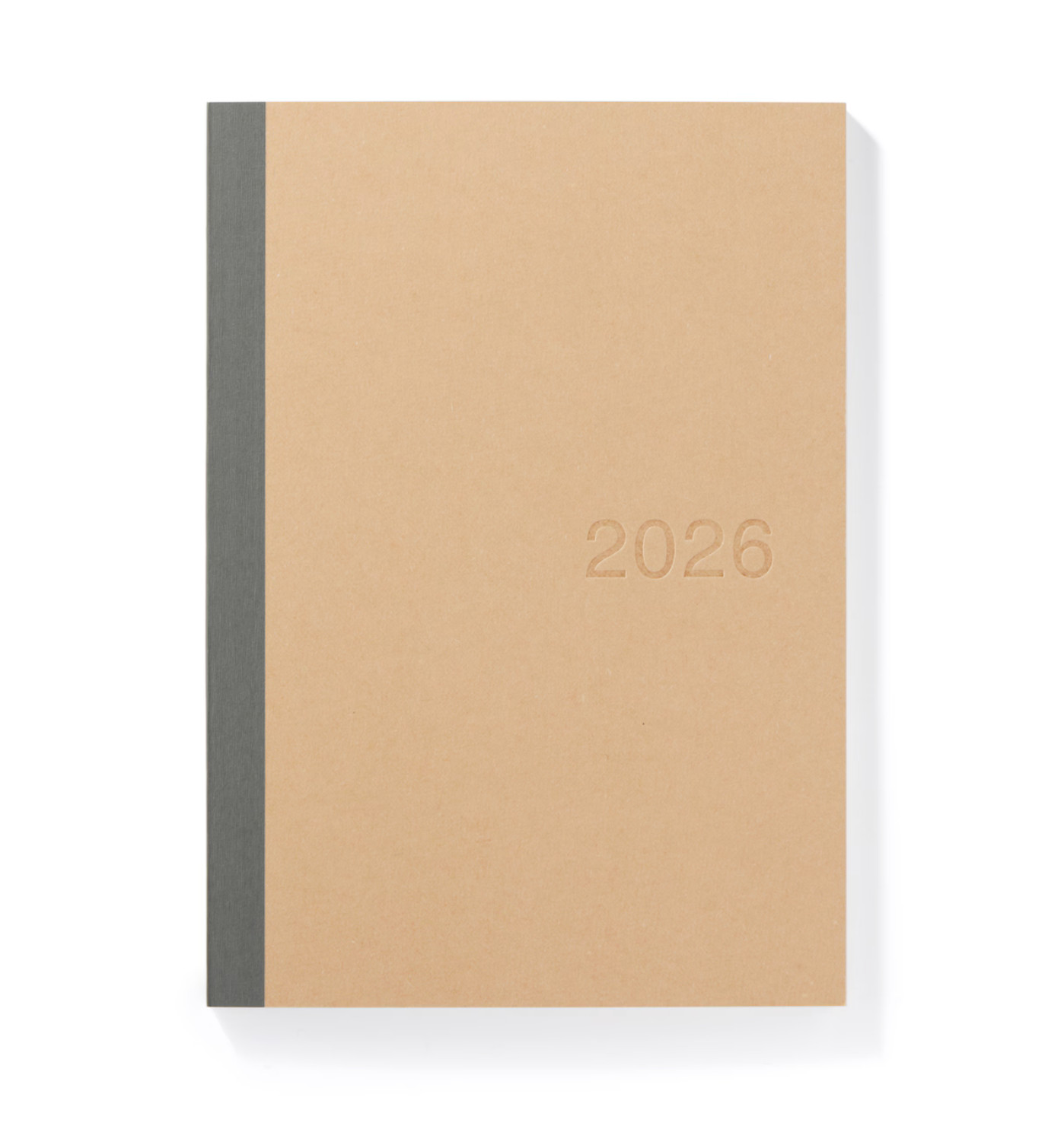 NEW MUJI 2026 Monthly/Weekly Planner – A5 size, Kraft brown w/ FREE MUJI PEN