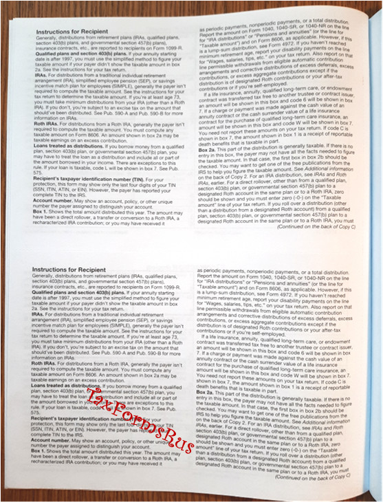 2024 IRS Tax Form 1099-R — NonCarbonless for 10 recipients + (2) 1096 — NO Env