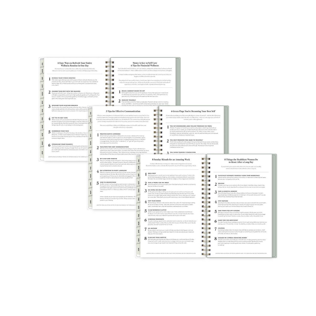 The Everygirl 5″x8″ 2026-2027 Blue Sky Weekly/Monthly Planner Grantham Forest