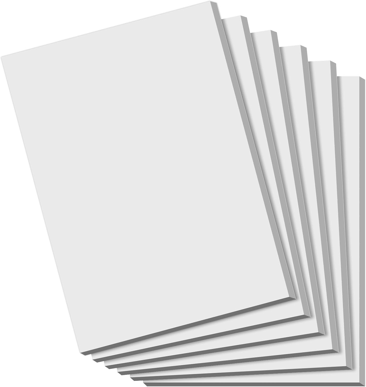 Notepads 4X6 – Blank Memo Pads – 50 Sheets per Notepad – Set of 6, Small Writing