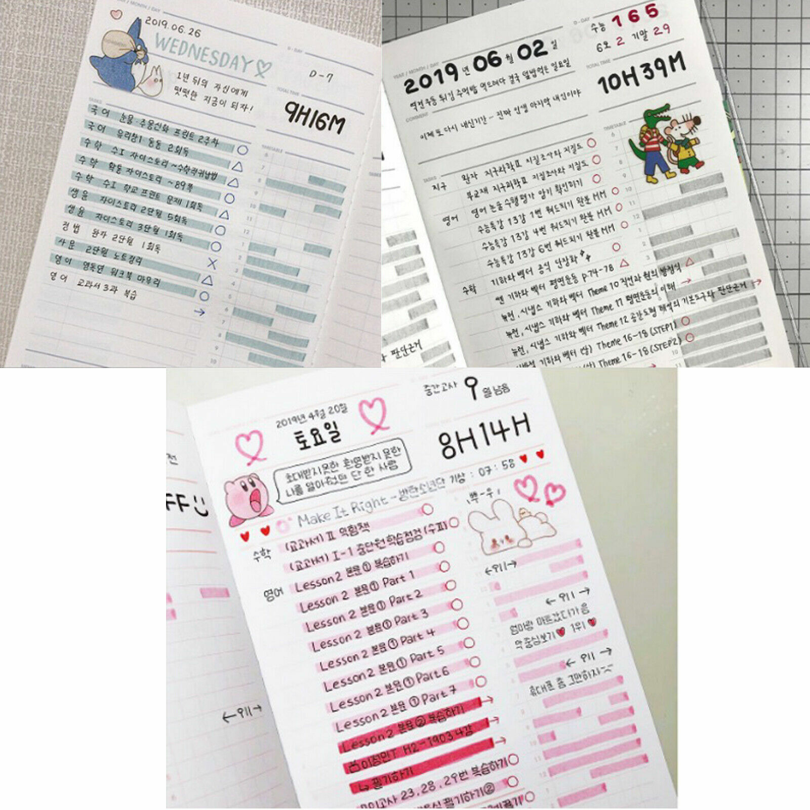 MOTEMOTE 10 Minutes Planner 31 DAYS Monthly Weekly Daily Goals Study Planner