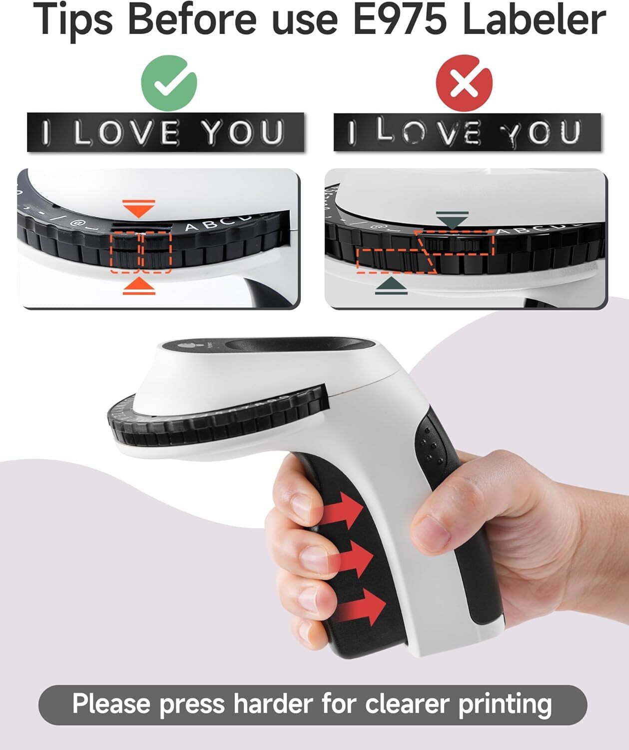 Dymo Omega Label Maker Embossing with 6PK Label Tapes 9mm Dymo Junior Embosser