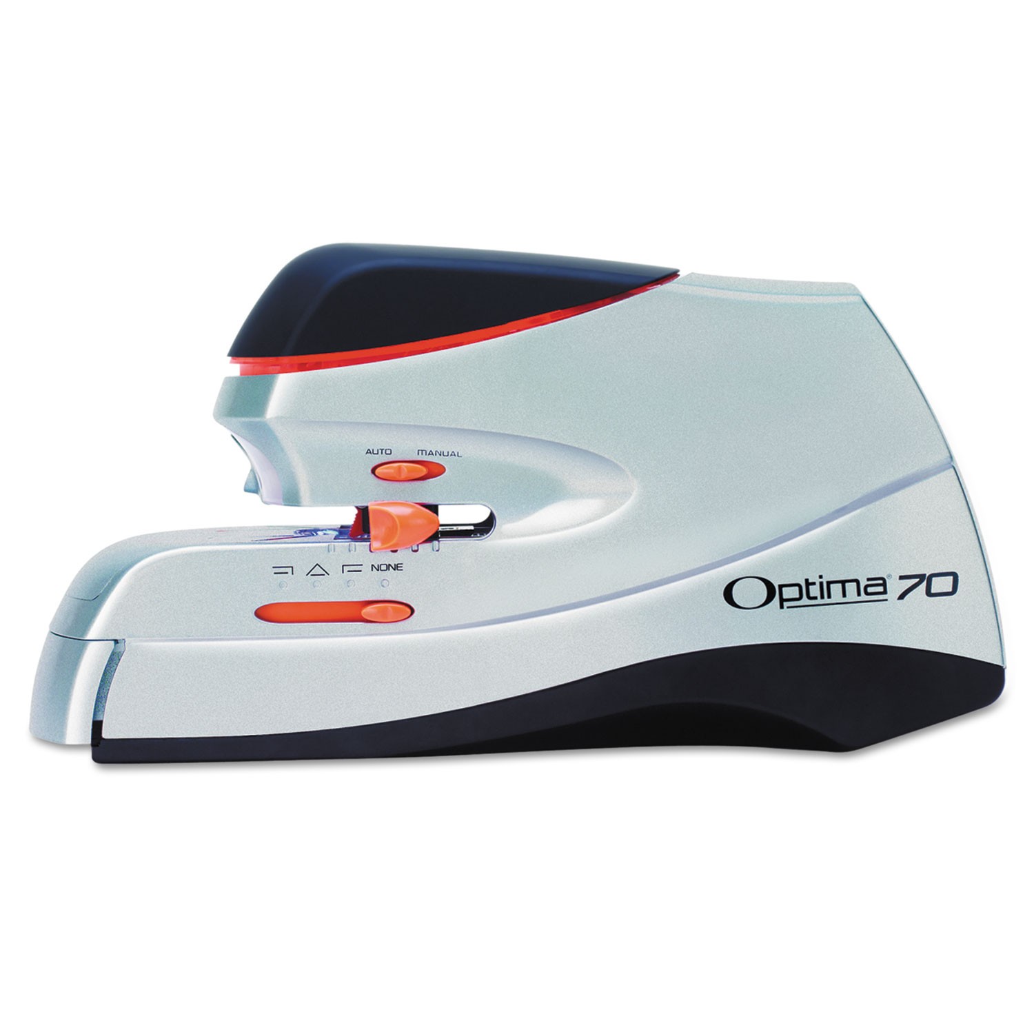 Swingline® Optima 70 Electric Stapler, Full Strip, 70-Sheet Capacity, Silver