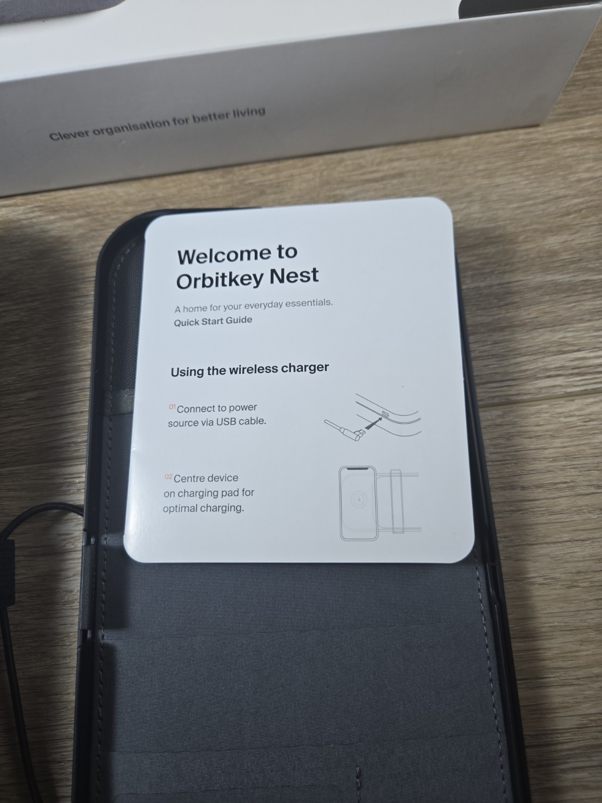 Orbitkey Nest | Portable and Customizable Desk Organizer Case W/ “Company Logo”