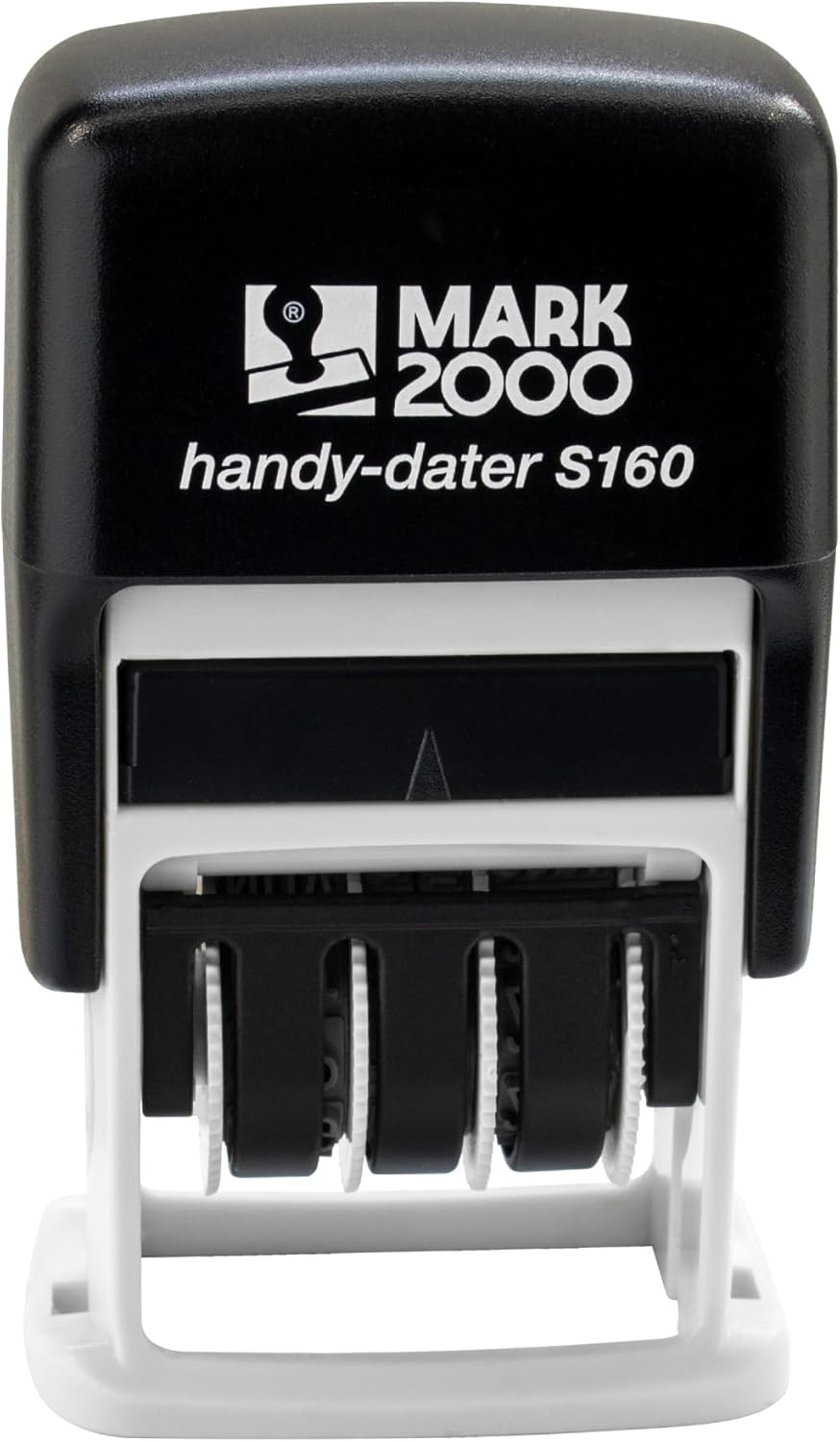 Mark 2000 Self-Inking Rubber Date Office Stamp with Received Phrase Blue Ink & D