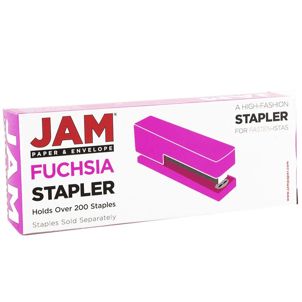 Office & Desk Sets – 1 Stapler & 1 Tape Dispenser – Fuchsia – 2/Pack