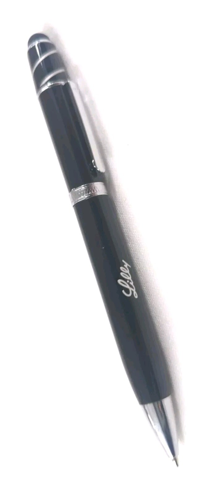 3ct pen Lot: Misprint Executive Metal Fidget Spinner Pens w/Stylus: BLACK
