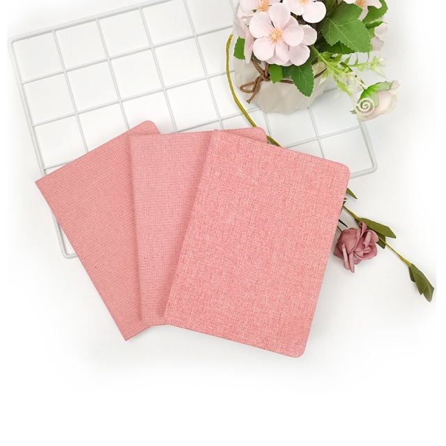 Pink Linen Journal | Minimalist Luxury Notebook | Planner & Writing Journal Gift