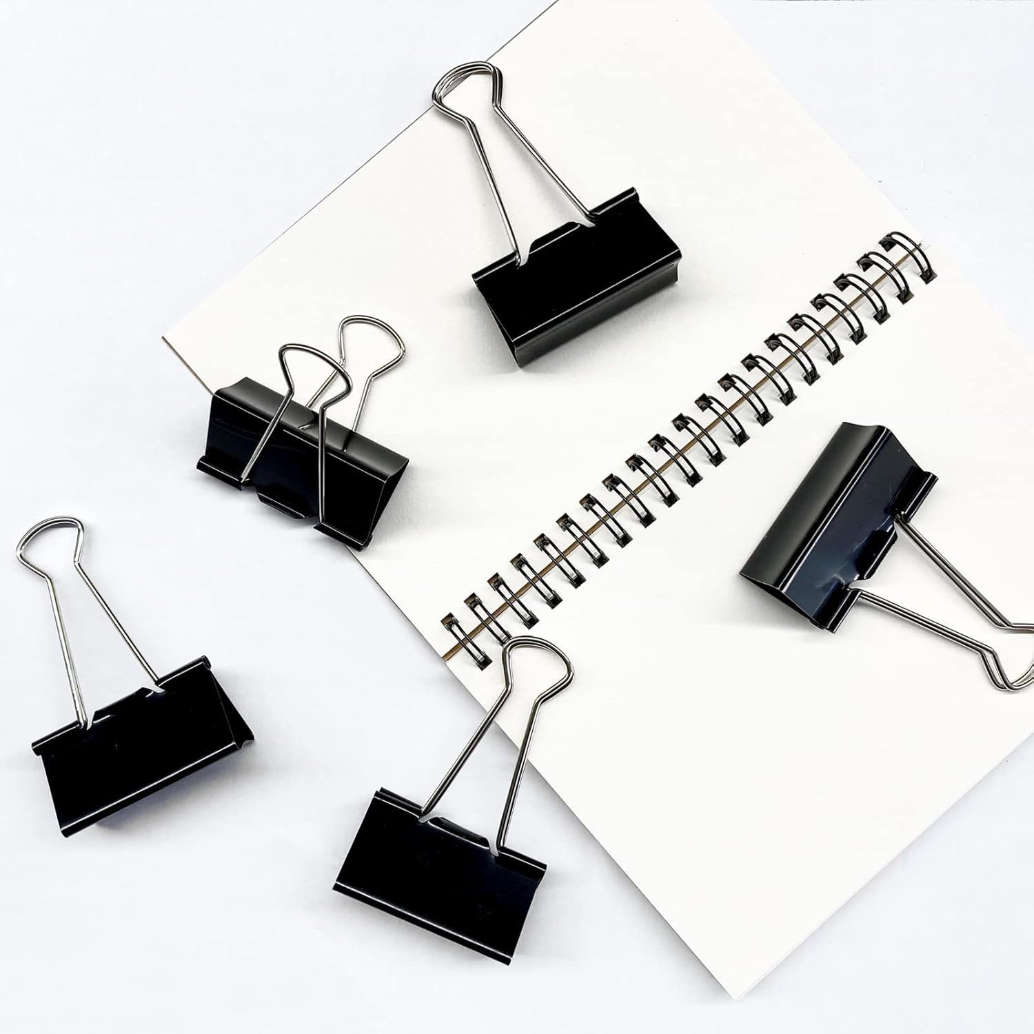 Coofficer Extra Large Binder Clips 2-Inch (24 Pack), Big Paper Clamps for Office