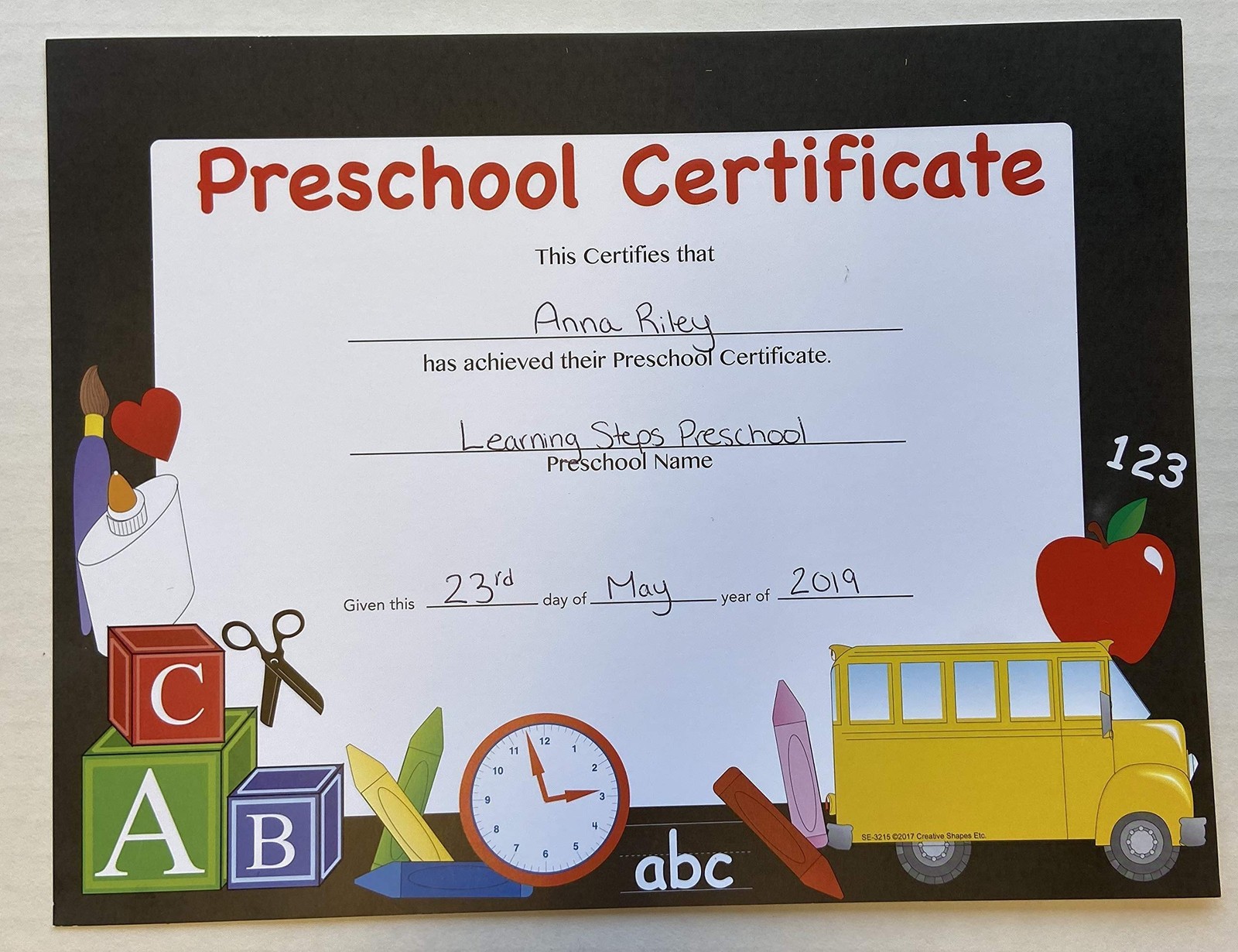 30 PCS Preschool Recognition Certificates 11×8.5 Inch Colorful Diploma
