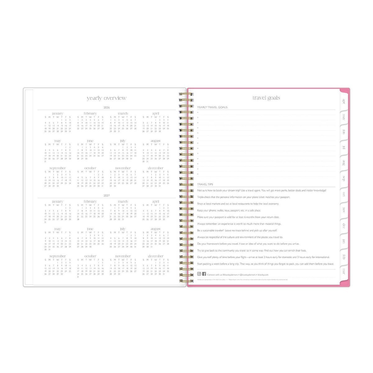 Rhi James for Blue Sky Weekly/Monthly Planner 15 Month Wirebound 8.5″x11″