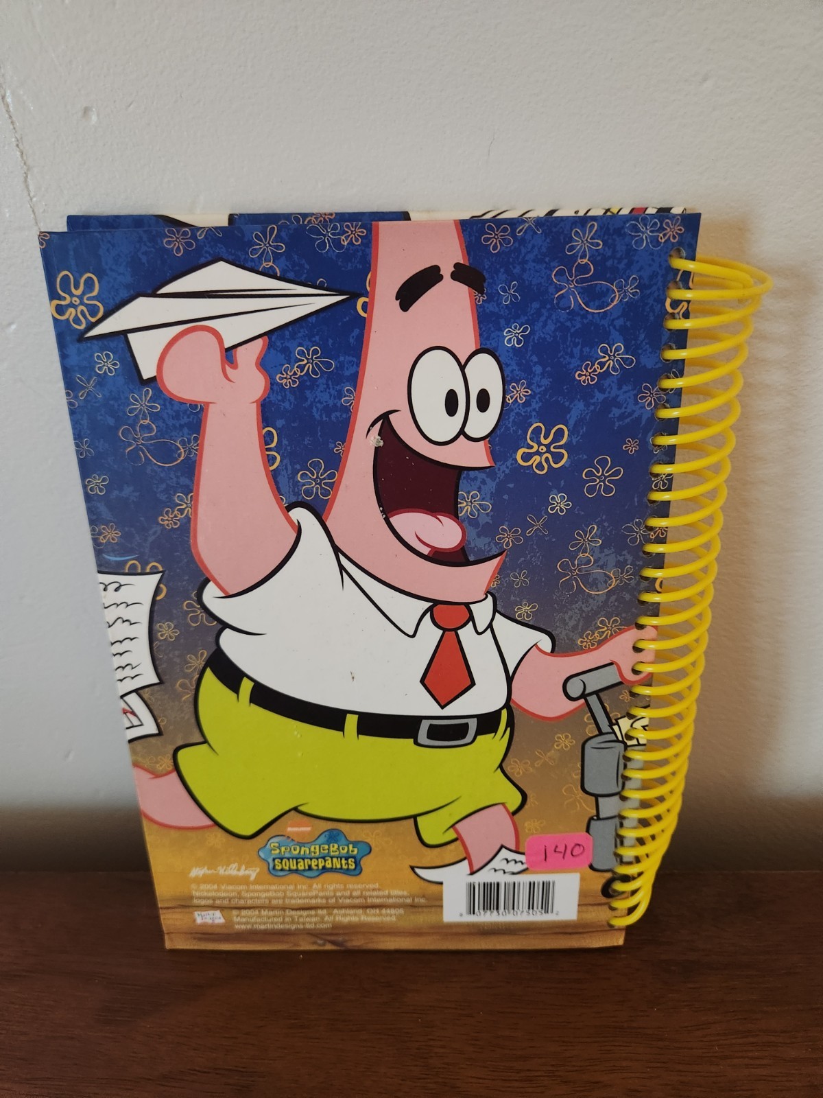 SpongeBob SquarePants Vintage Address Book Nickelodeon 2004 Patrick Viacom Y2k