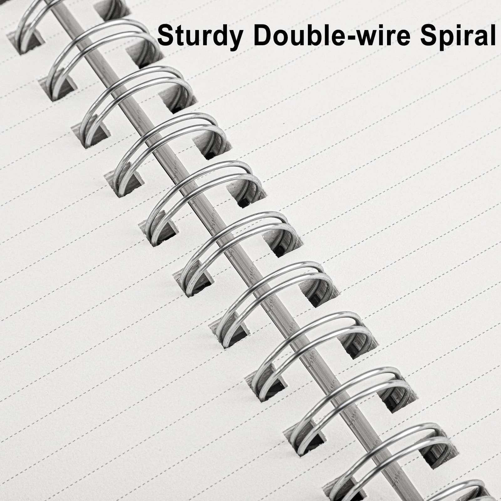 RETTACY Spiral Notebook, A5 College Ruled Notebook with 300 Pages, 5.7 × 8.2, Me