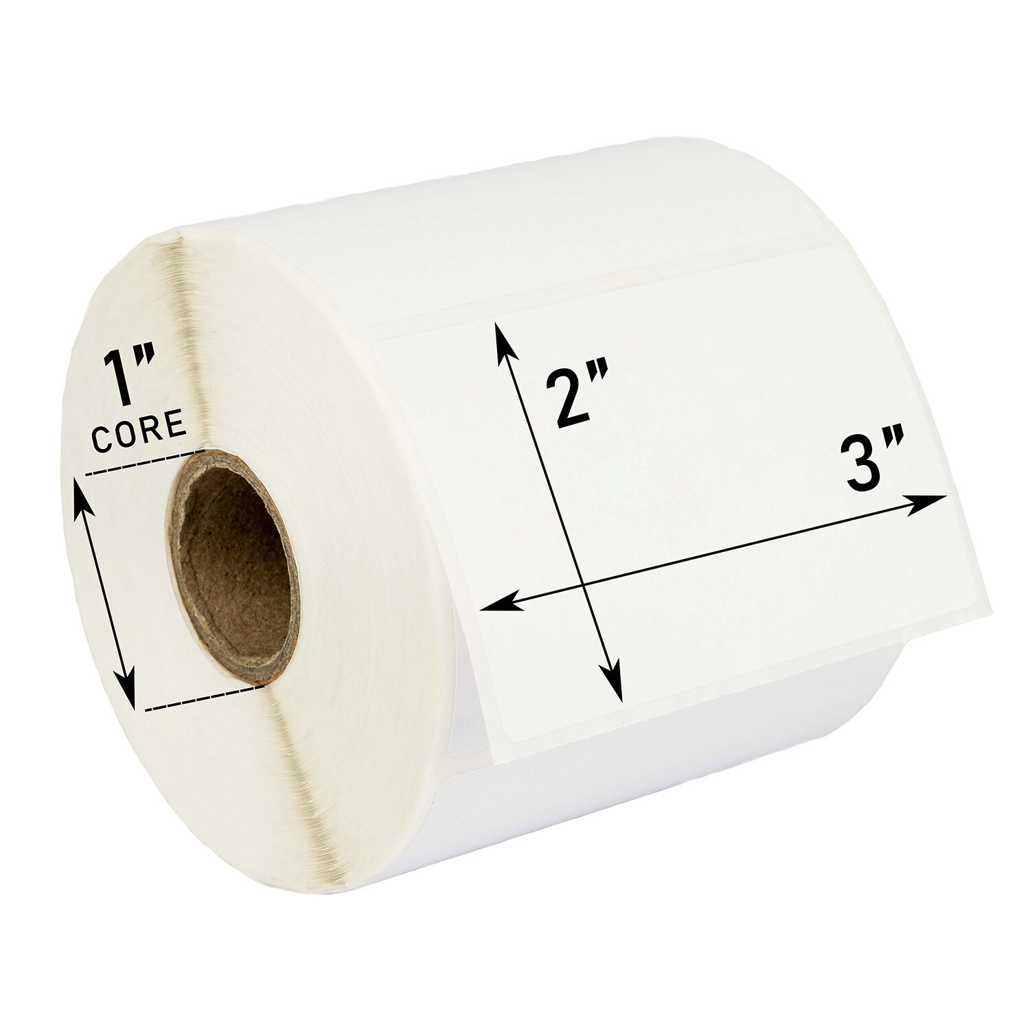 ZEBRA / ELTRON 3×2 (3″ x 2″) Direct Thermal Labels – (1) Roll of 750